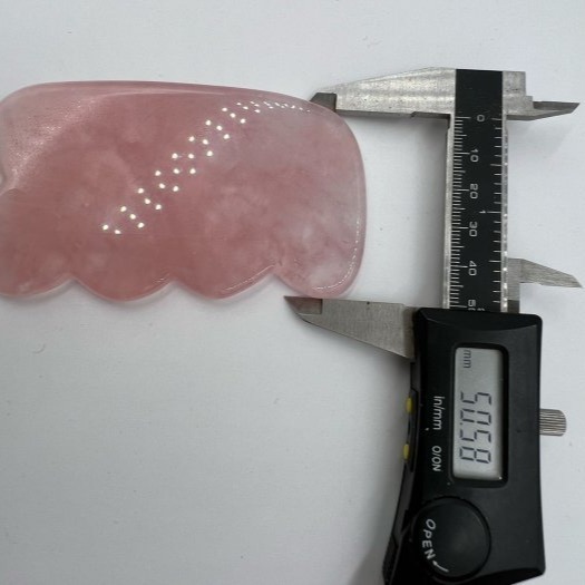 粉水晶刮板實物拍攝非樣品粉晶刮按摩板-細節圖4