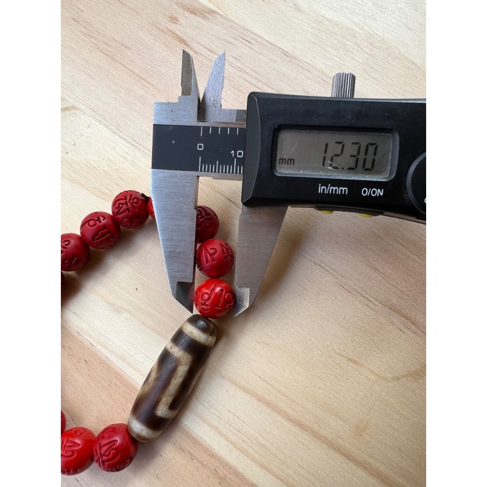 嚴選工廠量產西藏二眼天珠管珠朱紅珠六字真言特別挑出實物人緣寓意濃醇強勁是催化個人桃花不可多得又便宜的好物搭配財神咒超有感-細節圖7