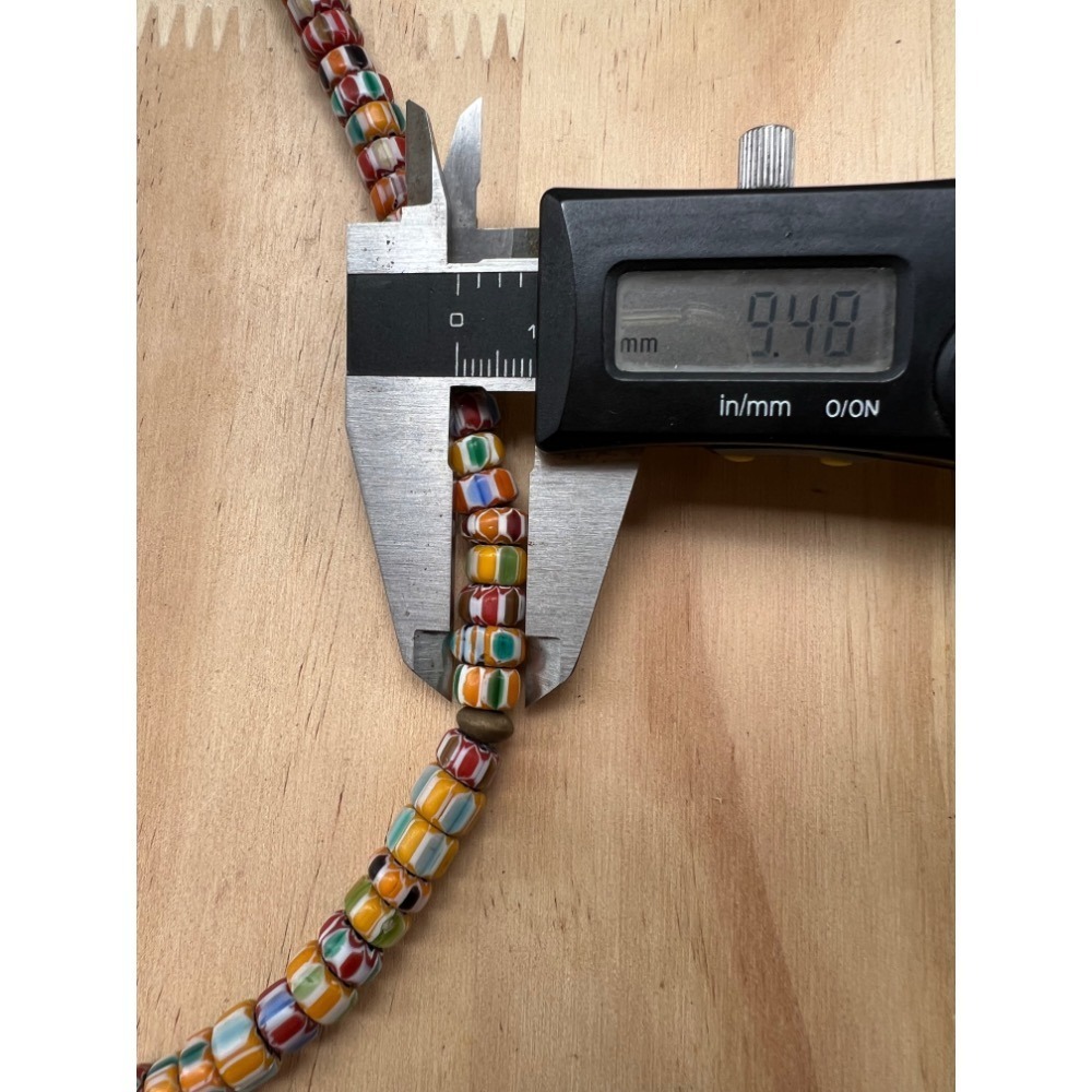 優選精品照片是實物尼泊爾手工老琉璃9mm小珠雪 108念珠佛萊珠 一百零八唸珠 加了一顆心經黑曜岩-細節圖7