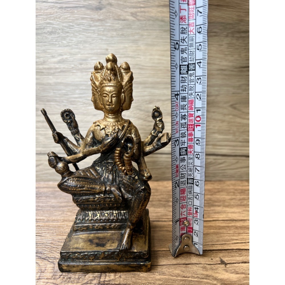 有入神泰國四面神大梵天王四面神小佛像供尊來自泰國出塔佛像底部裝滿滿的舍利子來源泰國四面佛銅雕能量很強超過百年頭頂上純金箔-細節圖7