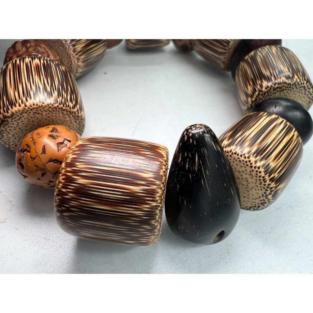 老大爺像木桶裝菩提子圓滿具足特殊手錬照片為實物不是樣品-細節圖3