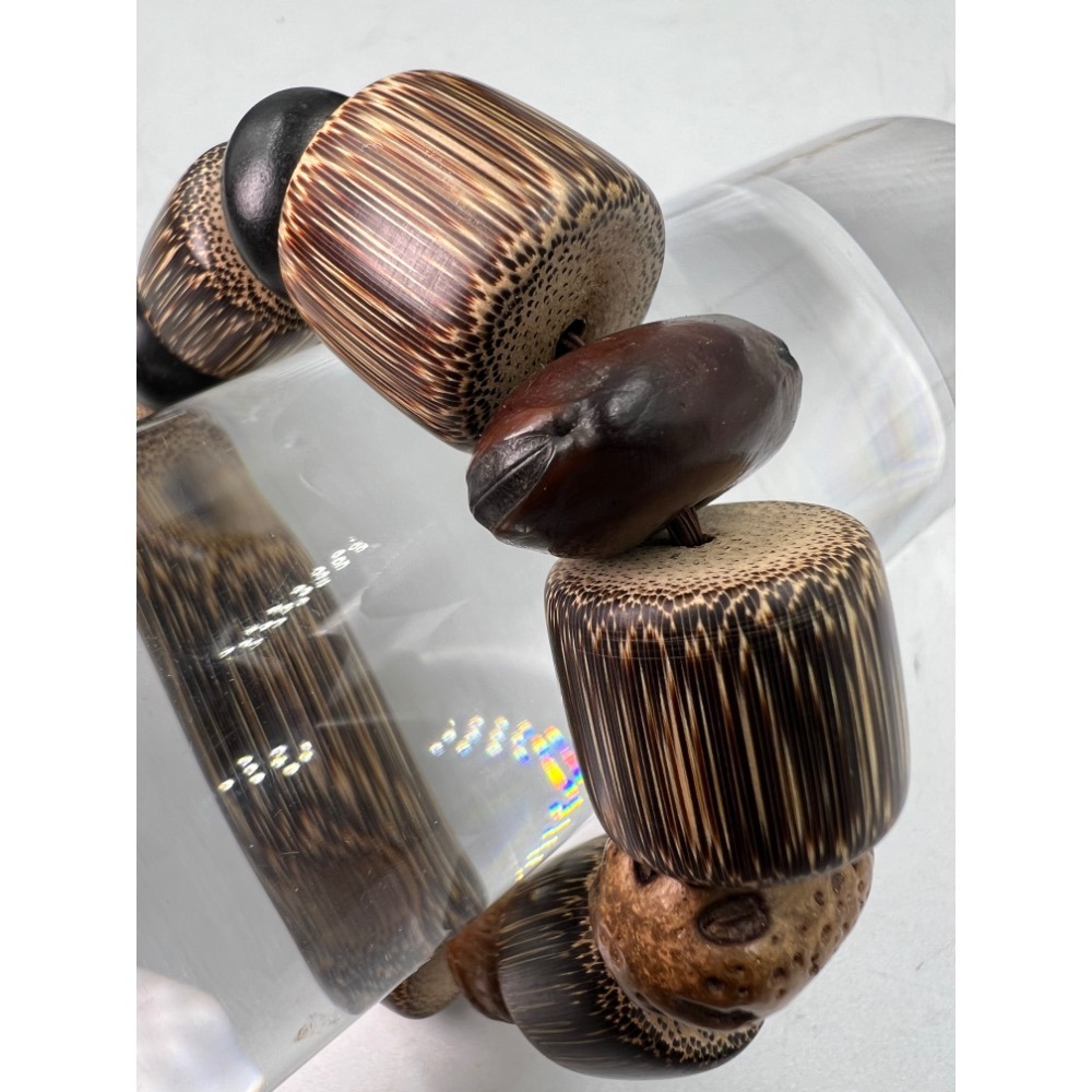 老大爺像木桶裝菩提子圓滿具足特殊手錬照片為實物不是樣品-細節圖7