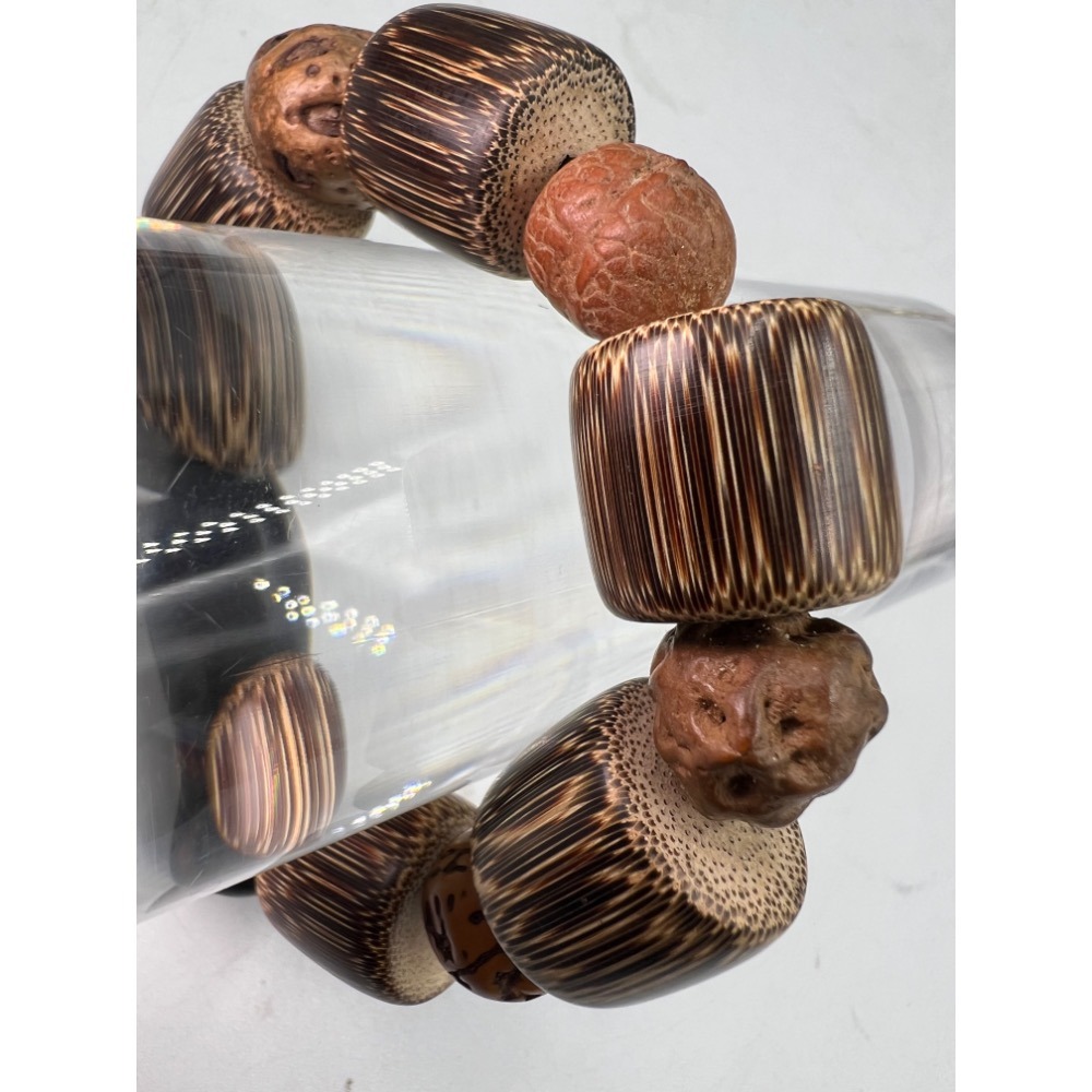 老大爺像木桶裝菩提子圓滿具足特殊手錬照片為實物不是樣品-細節圖10