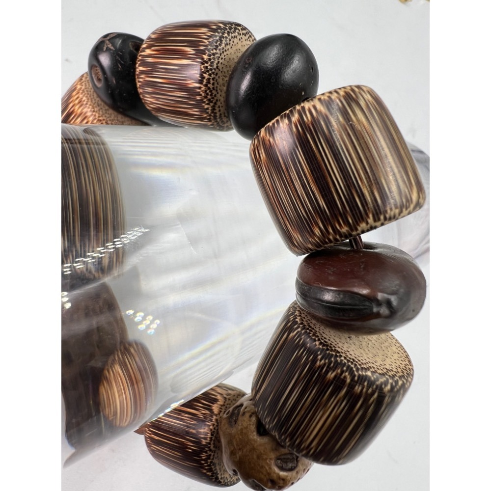 老大爺像木桶裝菩提子圓滿具足特殊手錬照片為實物不是樣品-細節圖11