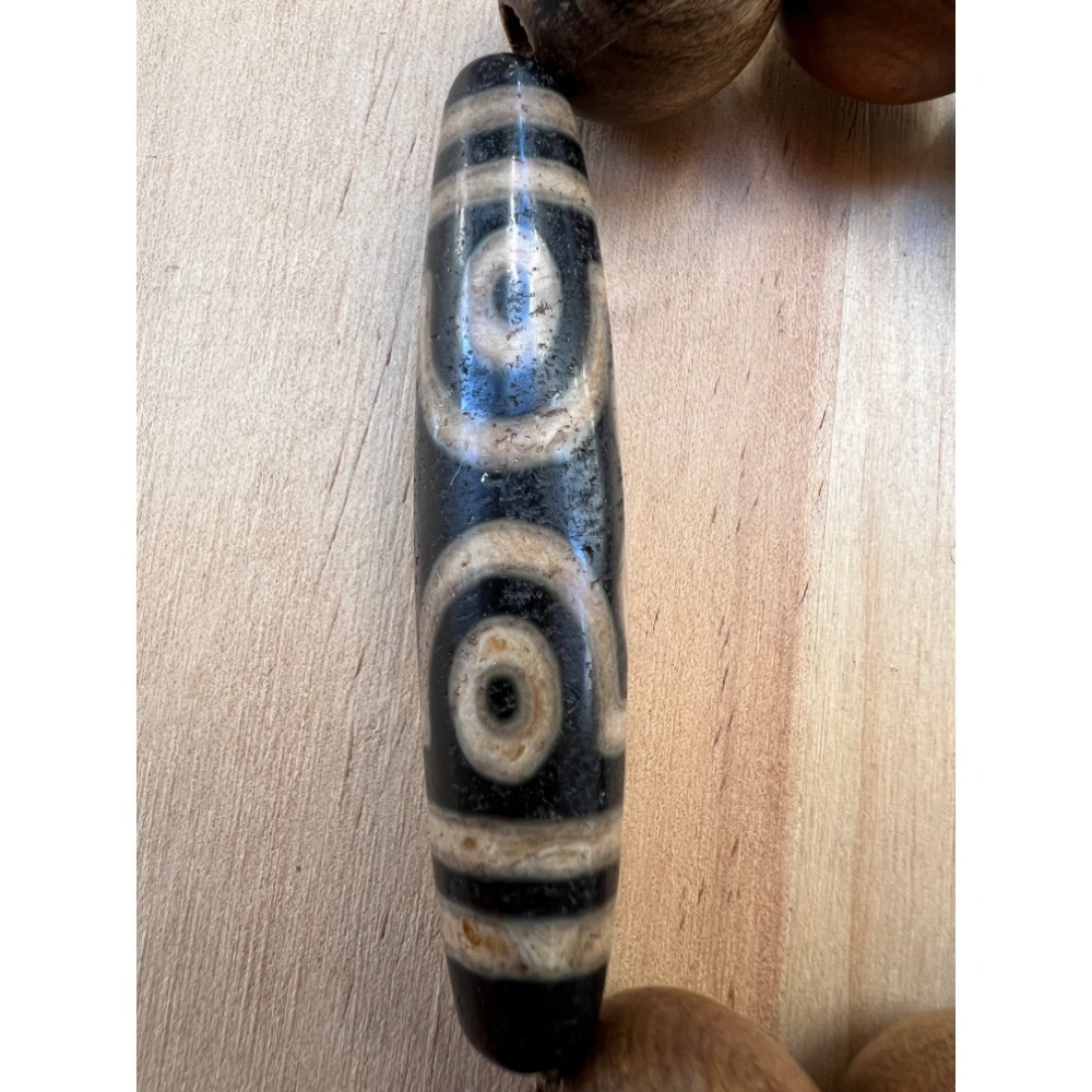 七眼天珠7眼老天珠手環配檀香佛珠實物拍天下紊亂邪氣橫行正能量從心做起 調回自己本來的佛性 與佛之人事物常親近定能平安吉祥-細節圖6