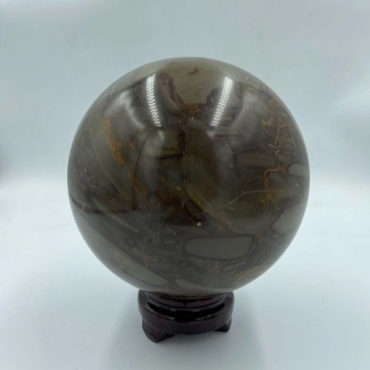 中國神話中的女媧氏女媧娘娘上古氏族首領的女媧石球補教業開運石財吉祥位的風水寶石直徑15公分重4.8公斤獨一無二實物拍攝-細節圖4