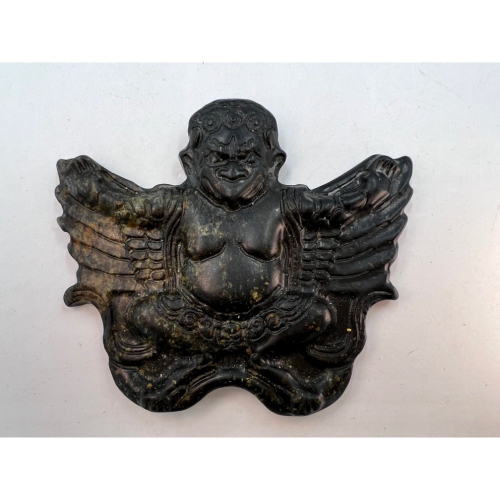 老文物大鵬金翅鳥鐵礦件 迦樓羅 印度神話中的一種巨鳥是主神毗濕奴的坐騎 如泰國國徽與印尼國家航空都可見其形象