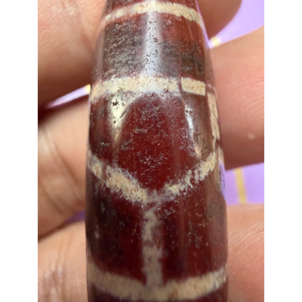 西藏出塔老天珠二眼佛眼天珠可做手錬可當項錬墜飾家庭幸福 人緣加分自信 水晶家族 慈悲開眼天然大顆 照片是實物-細節圖6