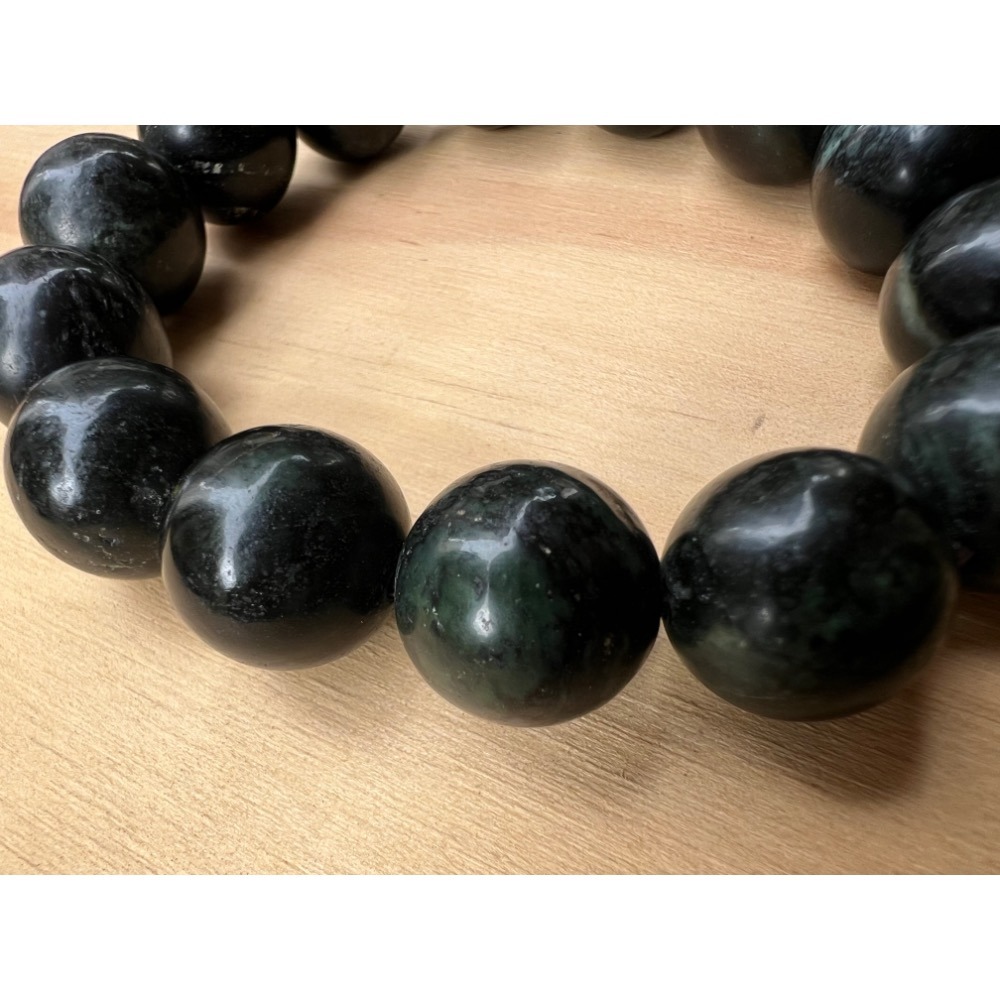 實物拍攝 新疆隕石手錬 極神秘黑手環富於秘密能量之物 直徑約1.5cm-細節圖2