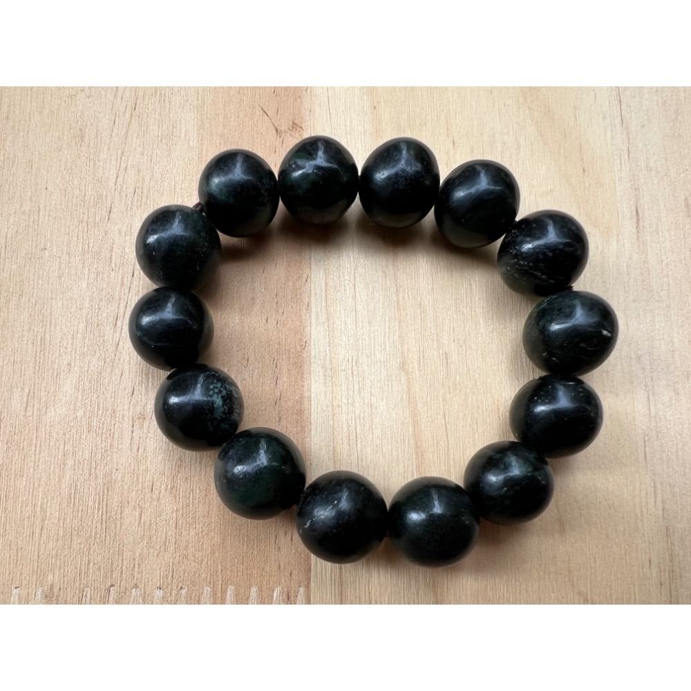 實物拍攝 新疆隕石手錬 極神秘黑手環富於秘密能量之物 直徑約1.5cm-細節圖11