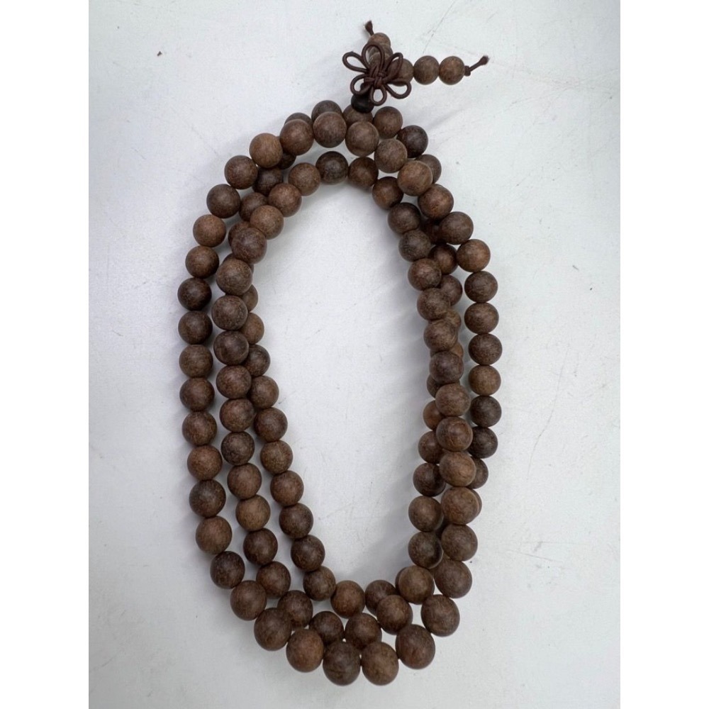 老大爺老貨沉香佛珠108念珠會沉水8mm散發淡淡迷迷清香修持經咒安神定魄 照片為樣品 出貨會嚴格把關 數量有限售完為止-細節圖2