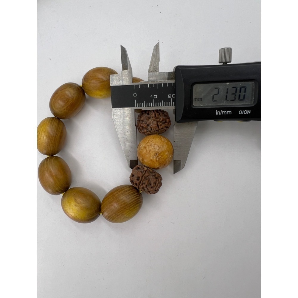 老大爺老貨扭蛋形原木菩提子蜜臘珠禪心佛子手錬 照片為實物-細節圖5