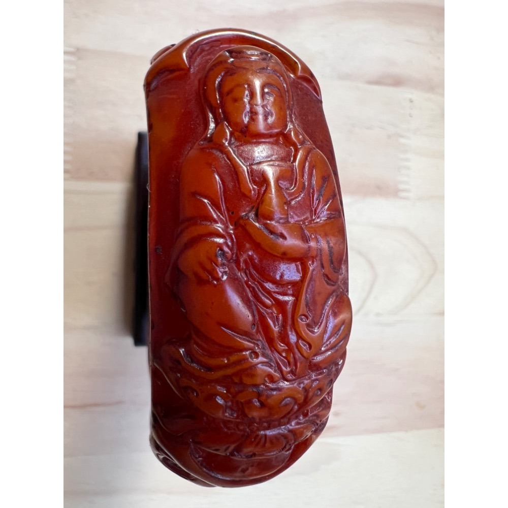 蜜蠟觀音手鐲老文物釋出刻蝙蝠🦇購買者福氣即將到來照片為實物-細節圖2