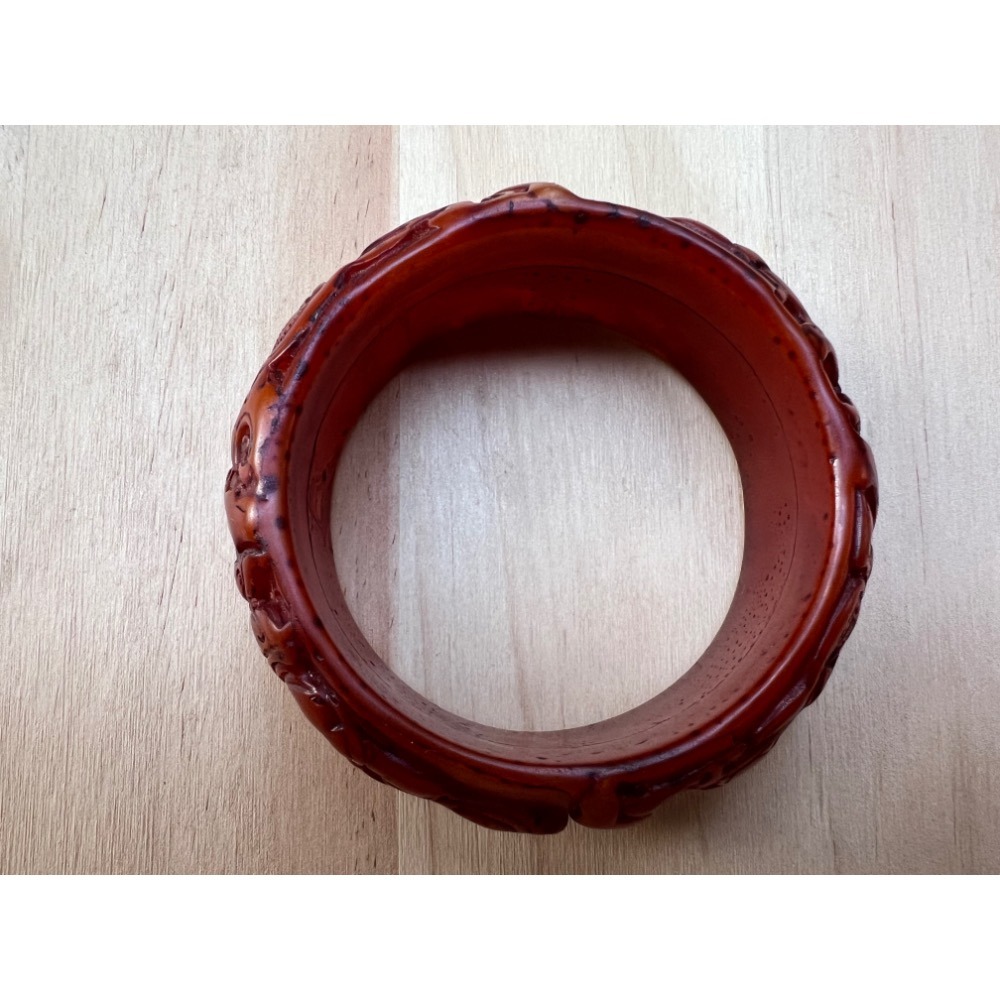 蜜蠟觀音手鐲老文物釋出刻蝙蝠🦇購買者福氣即將到來照片為實物-細節圖5