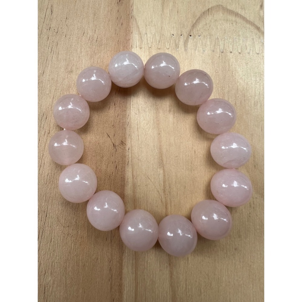 老大爺老貨粉水晶手錬單顆直徑約14mm粉亮內呈現有水晶礦的紋路可見站長精挑細選過的顆顆美讓招桃花運更美滿幸福照片為樣品-細節圖3
