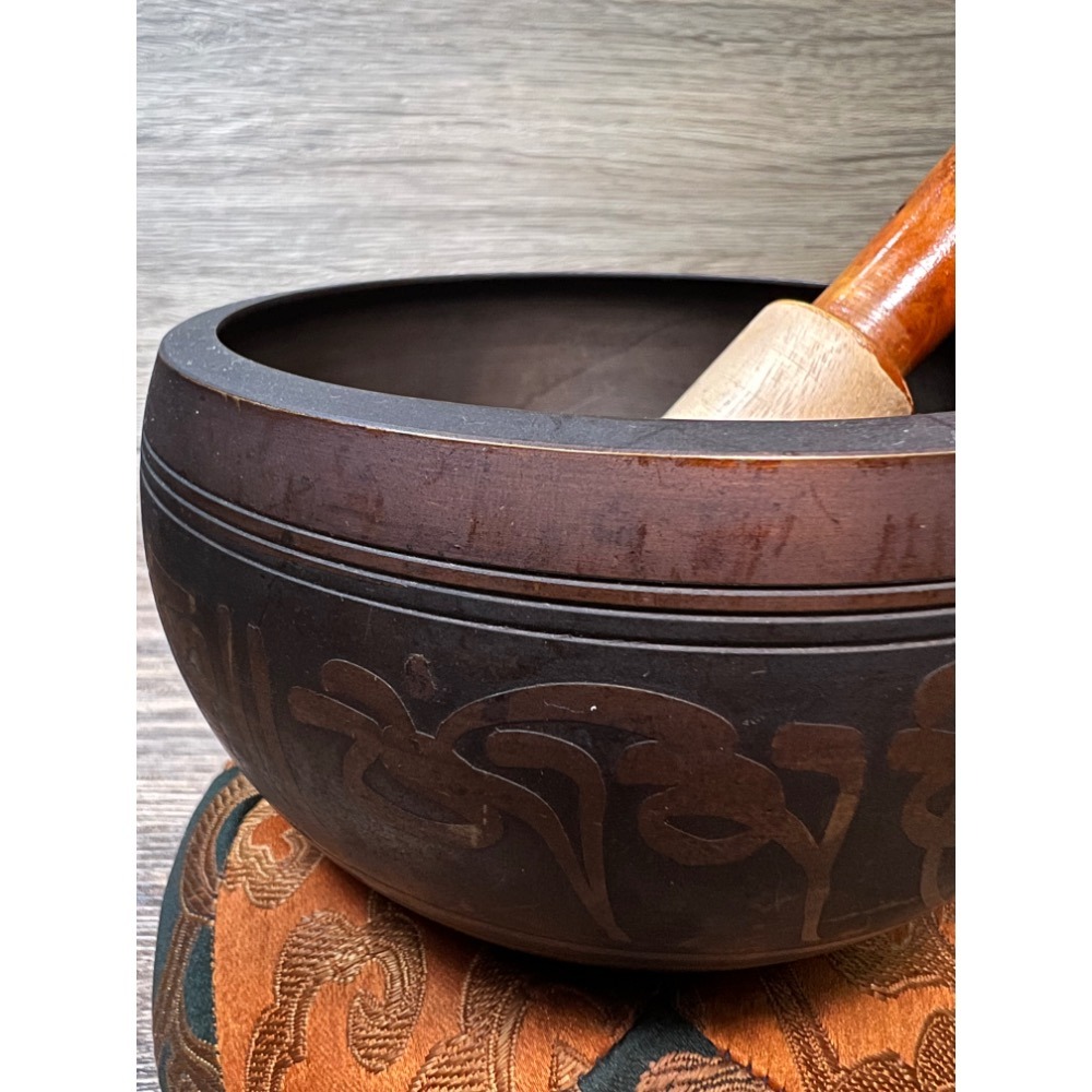 五方佛手工小銅缽Five Dhyani Buddha Singing Bowl｜清音淨化能量｜Blessed Sound-細節圖2