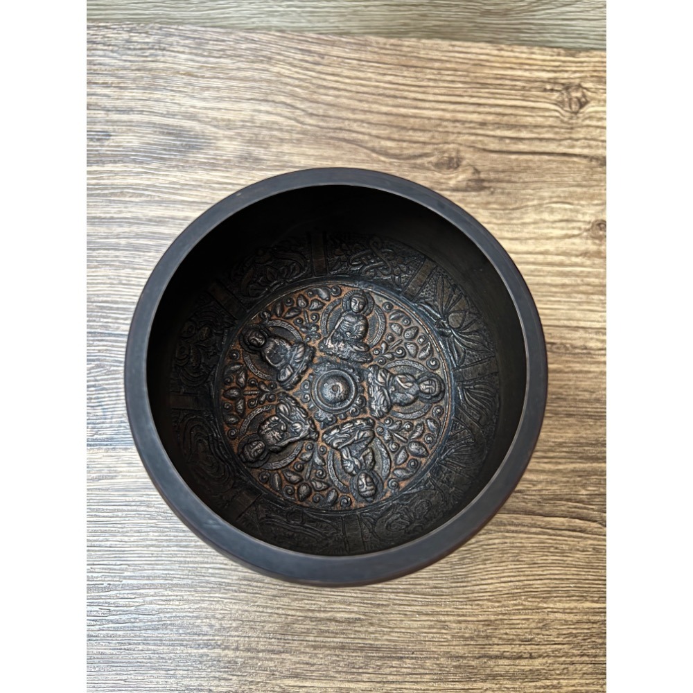 五方佛手工小銅缽Five Dhyani Buddha Singing Bowl｜清音淨化能量｜Blessed Sound-細節圖3