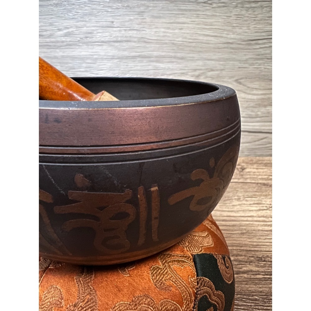 五方佛手工小銅缽Five Dhyani Buddha Singing Bowl｜清音淨化能量｜Blessed Sound-細節圖6