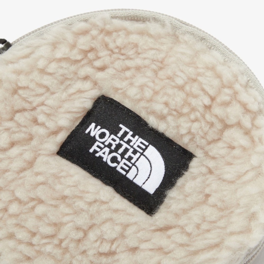 【The North Face】美國🇺🇸 韓國限定 北臉 毛毛圓形零錢包 2色 時尚單品 收納包-細節圖6