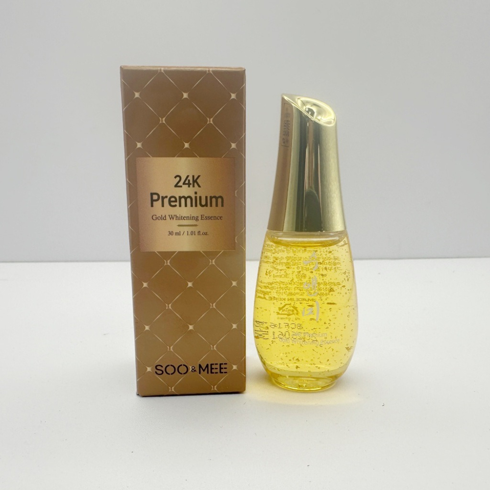 【SOO & MEE】韓國🇰🇷 祕帖 24K金箔高導精華 黃金安瓶 30ml-細節圖3