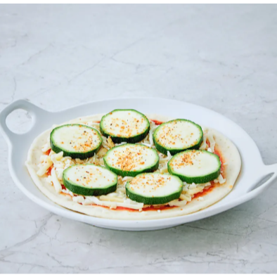 6＇義式櫛瓜pizza(奶素可食)-細節圖3