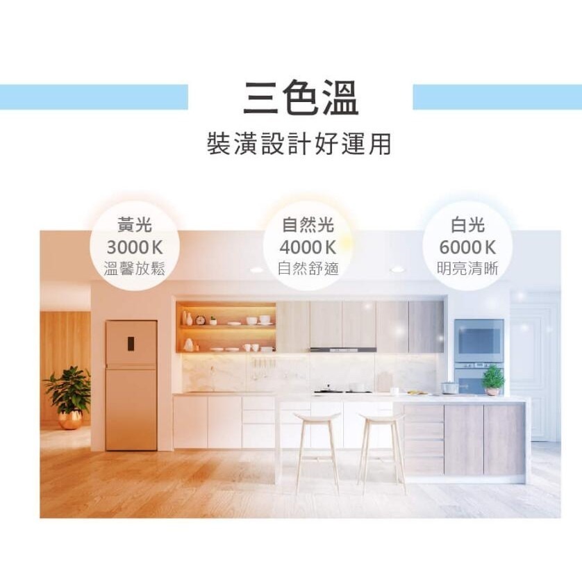 舞光 LED 歡笑崁燈   7公分5W 9公分8W LED平面崁燈 投射燈-細節圖2