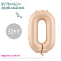 ☆現貨☆ 40吋焦糖數字氣球_周年慶_數字氣球_派對佈置_店家開幕_生日氣球_拍攝道具_鋁箔氣球_周歲_紀念日 32吋-規格圖8