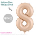 ☆現貨☆ 40吋焦糖數字氣球_周年慶_數字氣球_派對佈置_店家開幕_生日氣球_拍攝道具_鋁箔氣球_周歲_紀念日 32吋-規格圖8