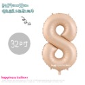 ☆現貨☆ 40吋焦糖數字氣球_周年慶_數字氣球_派對佈置_店家開幕_生日氣球_拍攝道具_鋁箔氣球_周歲_紀念日 32吋-規格圖8