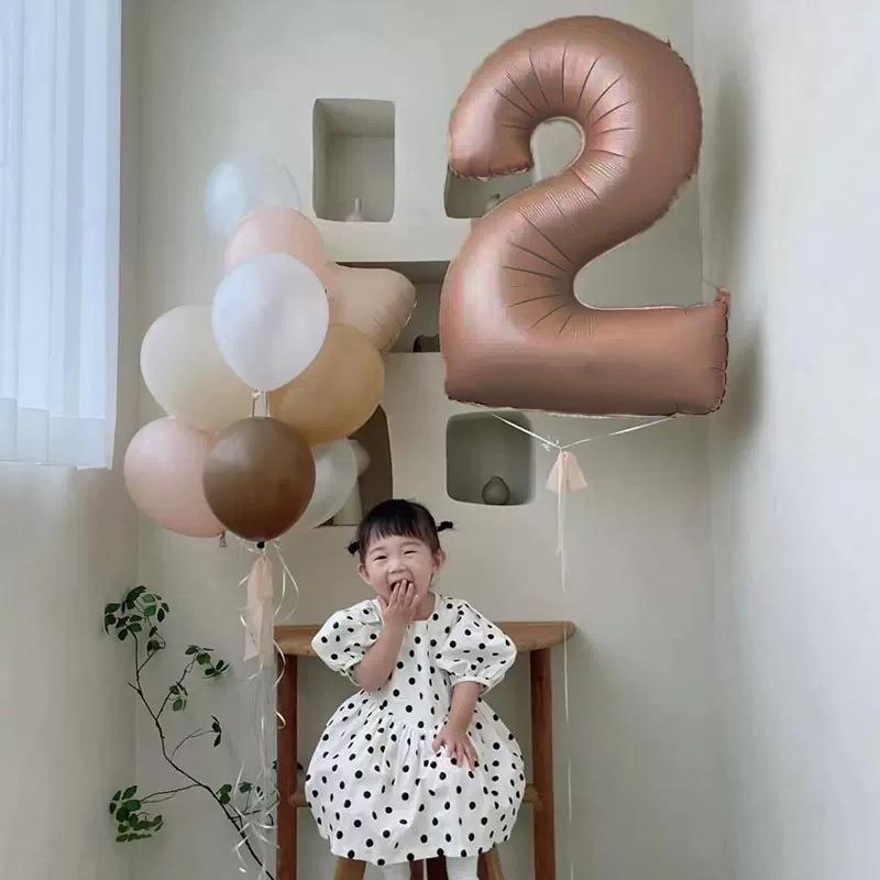 40吋巧克力數字氣球_周年慶_數字氣球_派對佈置_店家開幕_生日氣球_拍攝道具_鋁箔氣球_周歲_紀念日 32吋-細節圖4