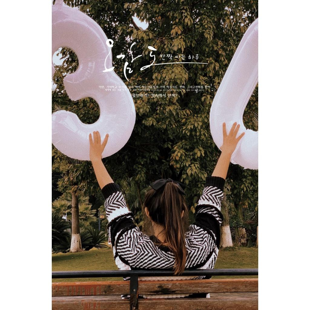 ☆現貨☆ 40吋白色數字網美氣球_周年慶_數字氣球_派對佈置_店家開幕_生日氣球_拍攝道具_鋁箔氣球_周歲_紀念日-細節圖5