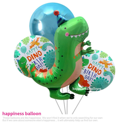 生日恐龍氣球_幸福星辰婚禮氣球_派對佈置_園遊會_生日氣球_小孩玩具_侏儸紀公園_櫥窗佈置_恐龍派對氣球 周歲 滿月