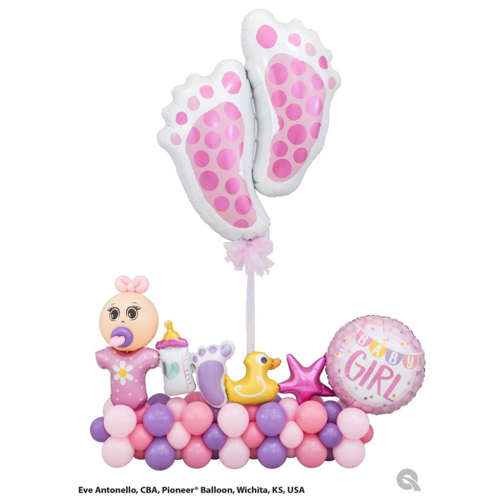 生日氣球拉旗_周歲氣球拉旗 連體拉拉球 鋁箔氣球 生日派對氣球 生日蛋糕 空飄球 拍照道具 奶瓶 生日蛋糕-細節圖6