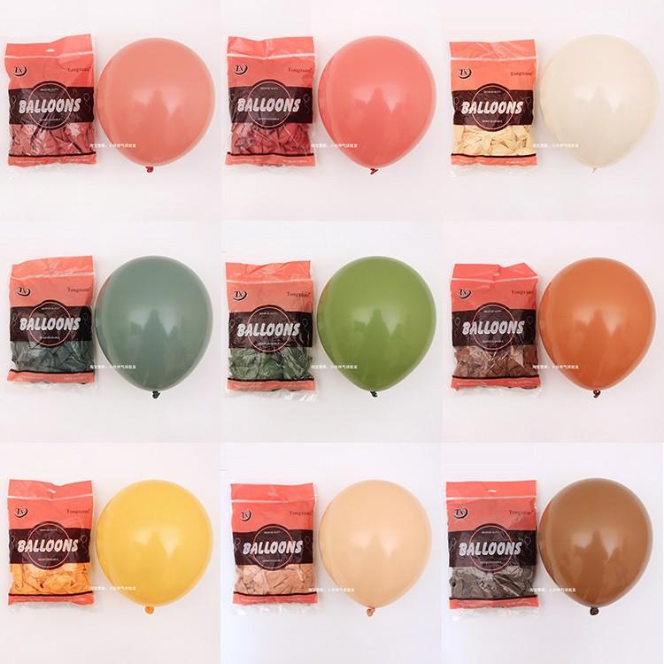 12吋復古色氣球_幸福星辰婚禮氣球_2.8克_莫藍迪色系 結婚 周歲慶生 氣球布置 生日佈置 拍照道具 氣球拱門-細節圖3