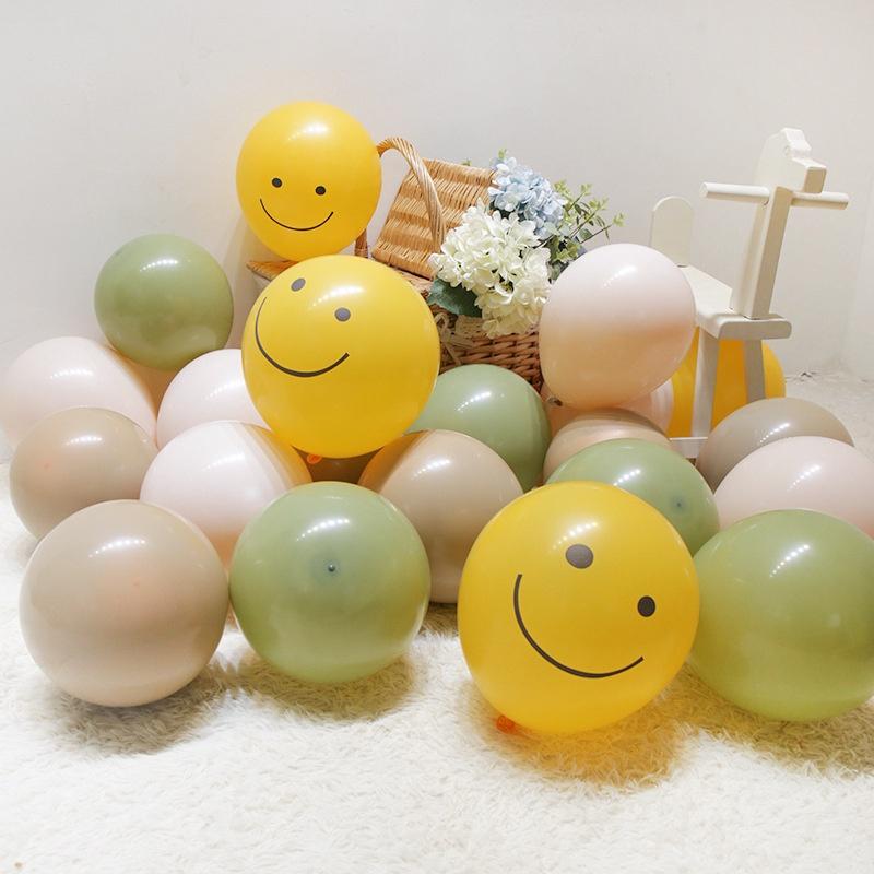 12吋復古色氣球_幸福星辰婚禮氣球_2.8克_莫藍迪色系 結婚 周歲慶生 氣球布置 生日佈置 拍照道具 氣球拱門-細節圖4