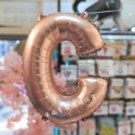 ☆全館免運☆ 16吋英文字母氣球(玫瑰金)_派對佈置_生日字母_生日氣球_拍攝道具_周歲_NAME_求婚-規格圖3