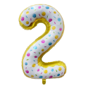☆全館免運☆ 32吋甜甜圈數字氣球(甜甜圈款)_周年慶_數字氣球_派對佈置_店家開幕_生日氣球_拍攝道具_鋁箔氣球_周歲-規格圖2