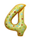 ☆全館免運☆ 32吋甜甜圈數字氣球(甜甜圈款)_周年慶_數字氣球_派對佈置_店家開幕_生日氣球_拍攝道具_鋁箔氣球_周歲-規格圖2