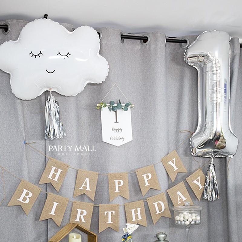 ☆全館免運☆ *~彩虹雲朵氣球~* 幸福星辰婚禮佈置 鋁箔氣球 生日派對 生日慶生 氣球生日 拍攝道具 熱氣球 白雲-細節圖3