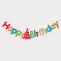 ☆門市現貨☆ 生日派對三角拉旗＂加厚＂款式_燙金拉旗_生日佈置_周歲慶生_生日掛旗_北歐風_魚尾旗_紙扇花櫥窗布置-規格圖9