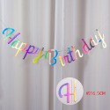 ☆門市現貨☆ 生日派對三角拉旗＂加厚＂款式_燙金拉旗_生日佈置_周歲慶生_生日掛旗_北歐風_魚尾旗_紙扇花櫥窗布置-規格圖9