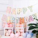 ☆門市現貨☆ 生日派對三角拉旗＂加厚＂款式_燙金拉旗_生日佈置_周歲慶生_生日掛旗_北歐風_魚尾旗_紙扇花櫥窗布置-規格圖9