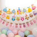 ☆門市現貨☆ 生日派對三角拉旗＂加厚＂款式_燙金拉旗_生日佈置_周歲慶生_生日掛旗_北歐風_魚尾旗_紙扇花櫥窗布置-規格圖9