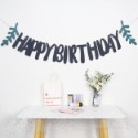 ☆門市現貨☆ 生日派對三角拉旗＂加厚＂款式_燙金拉旗_生日佈置_周歲慶生_生日掛旗_北歐風_魚尾旗_紙扇花櫥窗布置-規格圖9