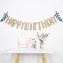 ☆門市現貨☆ 生日派對三角拉旗＂加厚＂款式_燙金拉旗_生日佈置_周歲慶生_生日掛旗_北歐風_魚尾旗_紙扇花櫥窗布置-規格圖9