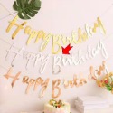 ☆門市現貨☆ 生日派對三角拉旗＂加厚＂款式_燙金拉旗_生日佈置_周歲慶生_生日掛旗_北歐風_魚尾旗_紙扇花櫥窗布置-規格圖9