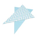 三角拉旗(藍色)