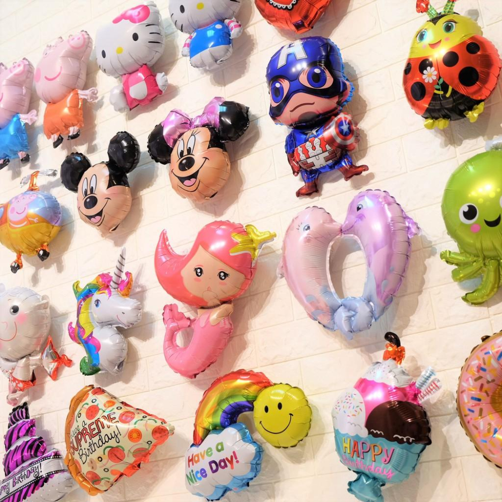 【門市現貨】超可愛迷你造型系列鋁箔氣球 求婚 慶生 生日氣球 派對 園遊會 蛋糕 美人魚 甜甜圈 周歲 抓周-細節圖3