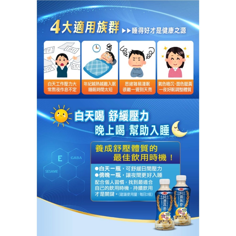 【文暄選物】現貨-愛之味 純濃燕麥 共四款 舒眠三效 葡萄糖胺 膠原蛋白 葉黃素晶亮 290ml-細節圖7