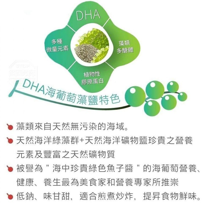 【文暄選物】現貨~快速出貨！台灣製天然35度C-DHA海葡萄藻鹽 鹽巴 藻鹽 鹽 調味料 純素-細節圖4